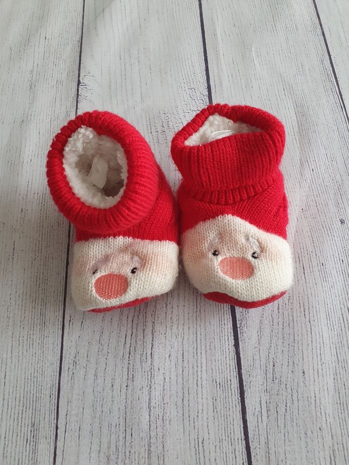 Chaussons de noel 9/12 mois