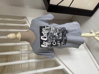 T Shirt Lee Cooper gris à motifs noirs et blancs Lee Cooper