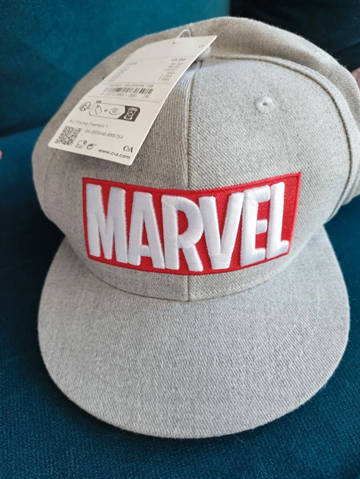 Casquette grise Marvel homme neuve