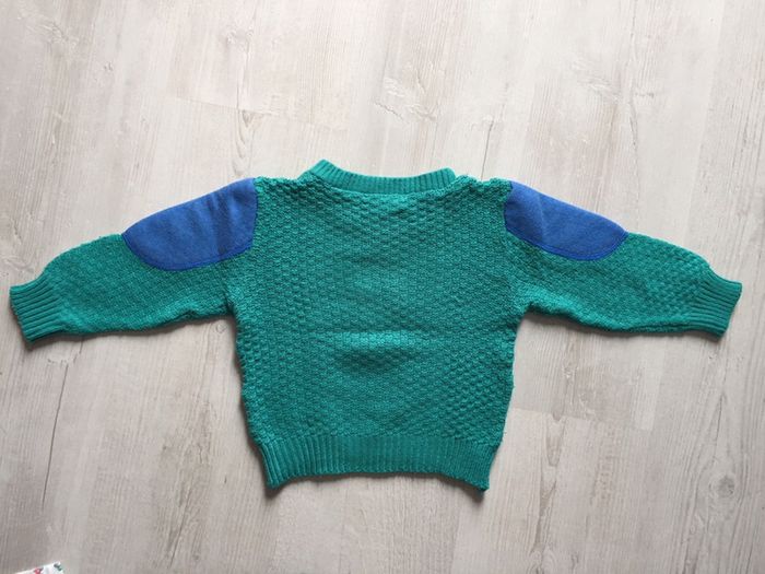 570-Pull vert et bleu 2 Ans - photo numéro 2