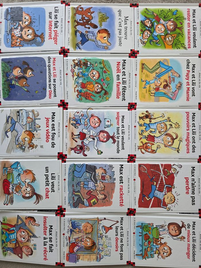 Lots de 30 livres max et lili - photo numéro 5