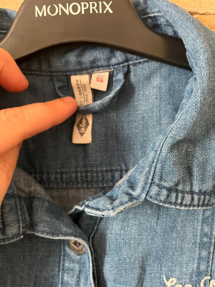 Robe en jean taille 10 ans Lee Cooper - photo numéro 3