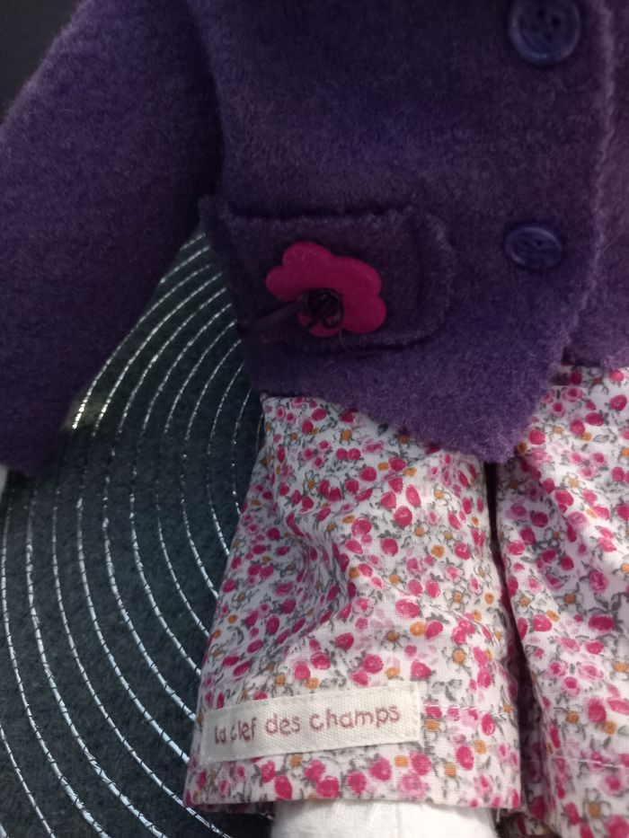 Peluche doudou la clef des champs 50cm - photo numéro 4