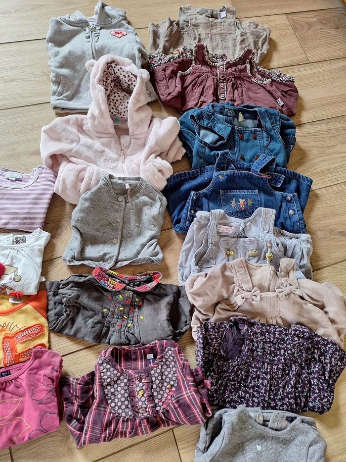 Lot vêtements fille 9 mois automne hiver - photo numéro 7