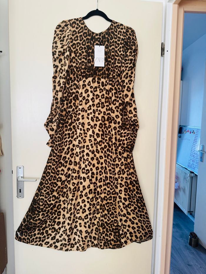 Robe Zara longue léopard