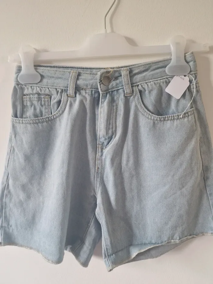 Short en jeans