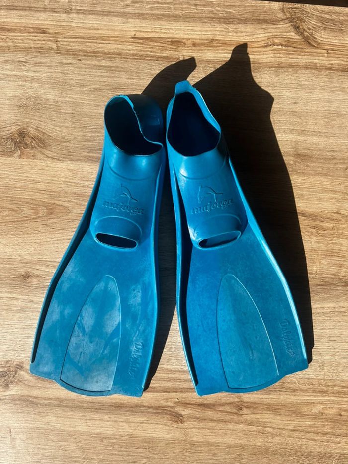 Palmes enfant bleues