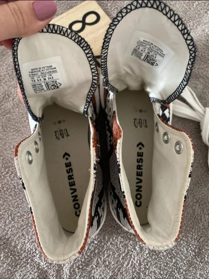 Converse femme montante taille 38 - photo numéro 4