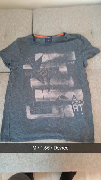 T-shirt gris Devred