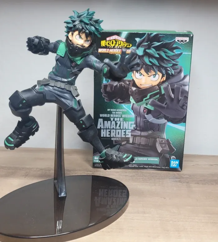 Figurine My Hero Academia The Movie The Amazing Heroes Izuku Midoriya Banpresto Bandai - photo numéro 9