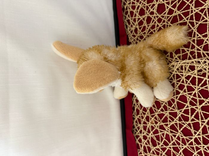 Peluche renard fennec WILD REPUBLIC orange beige - photo numéro 3