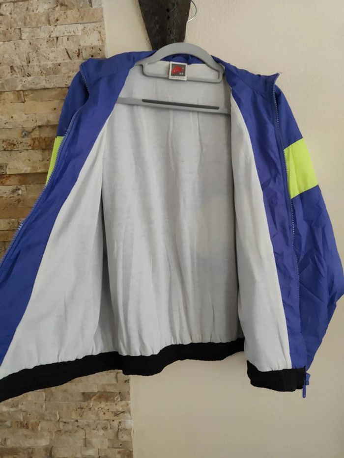 Veste Nike vintage jaune fluo violette noire - photo numéro 9