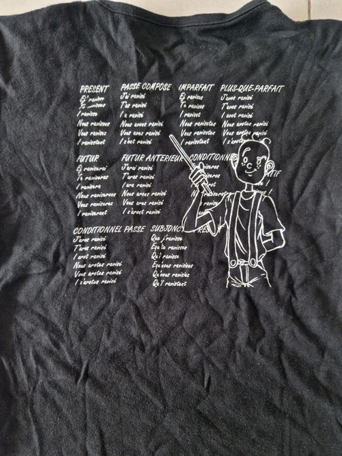T-shirt fille noir Taille 2 Parole de ch'ti - photo numéro 3