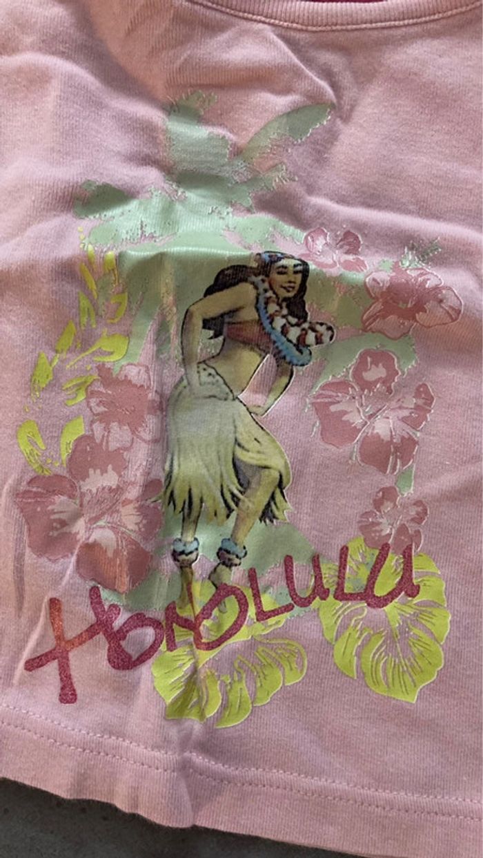 Lot ensemble débardeur vêtement haut vertbaudet 6 ans fille - photo numéro 3