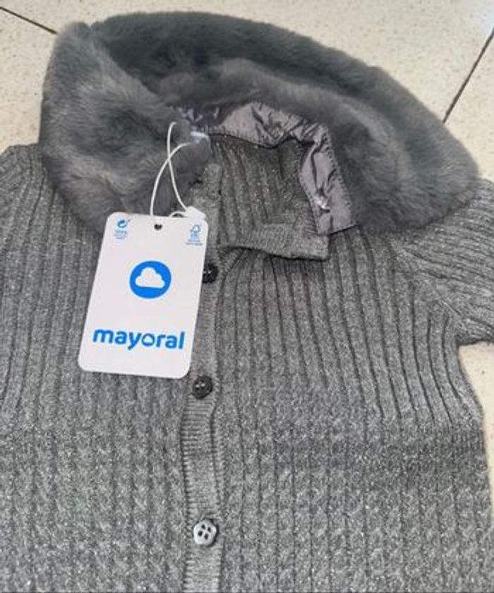 Gilet gris Mayoral fille 6 ans - photo numéro 4