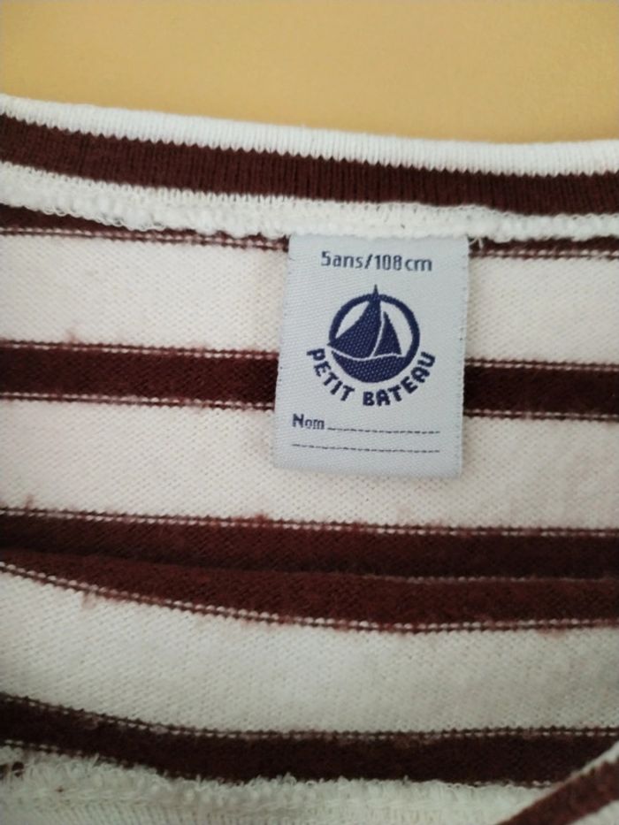 Sweat petit bateau 5 ans V - photo numéro 2