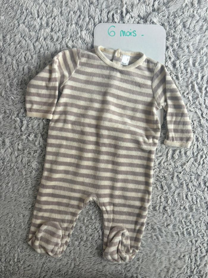 Pyjama velours Tex 6M