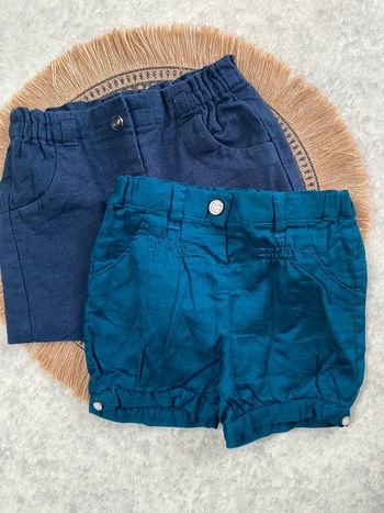 Lot 2 shorts fille Kiabi