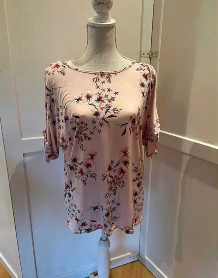 Blouse femme fleuri taille L 40 fashion private company