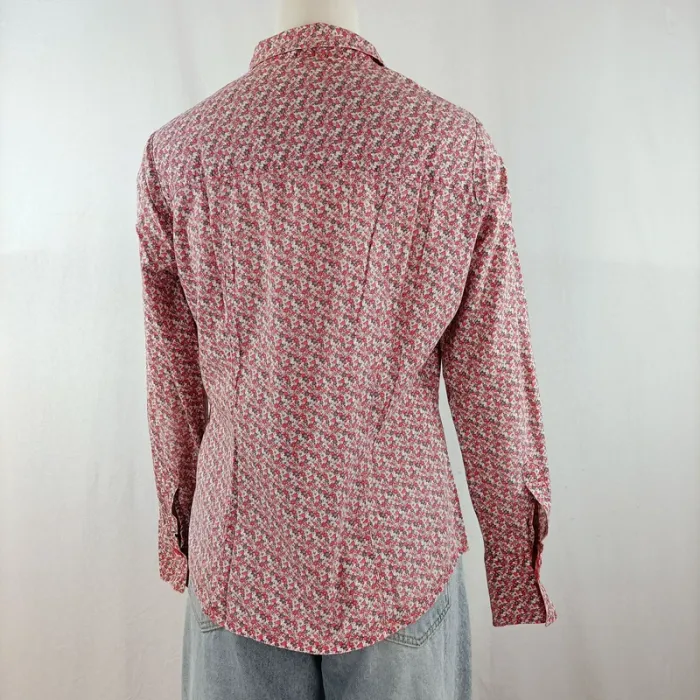 Chemisier à fleurs rouge rose - chemise femme été Vero Moda - L A1211 - photo numéro 4