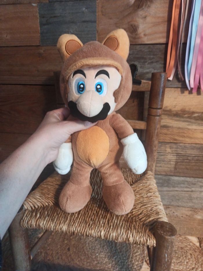 Peluche Super Mario raton laveur tbe - photo numéro 3