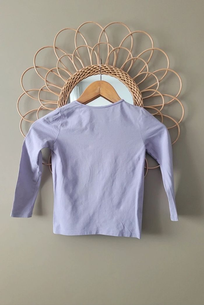 Haut manches longues violet h&m 4 ans neuf - photo numéro 4