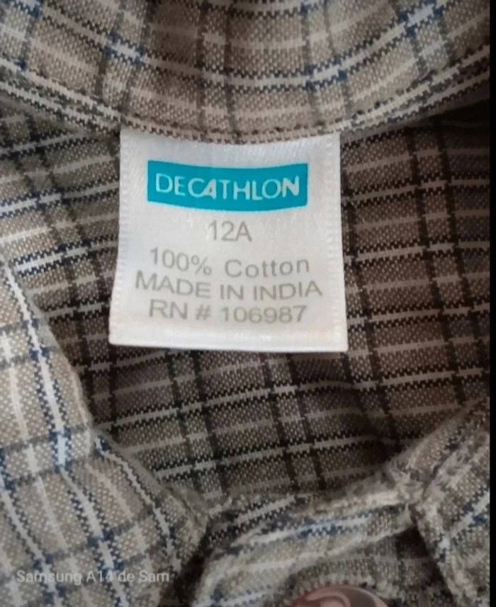 Chemise décathlon 12ans - photo numéro 3