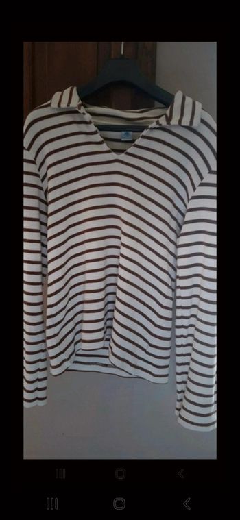 Pull marinière taille 16 ans 38/40