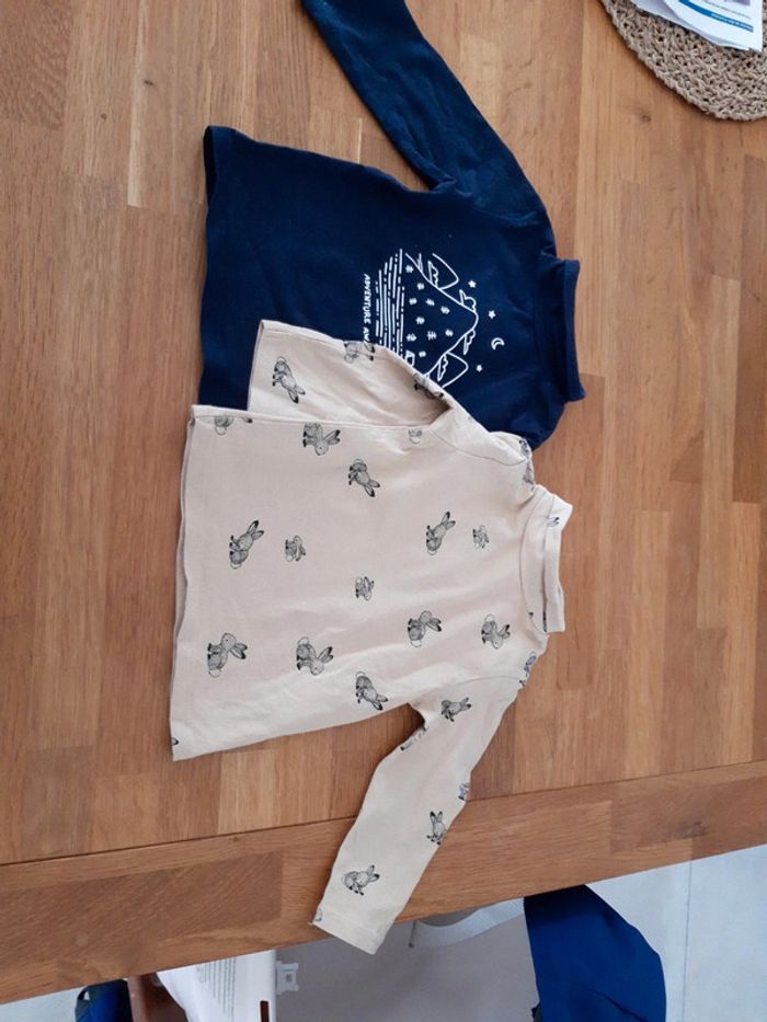 Lot de 2 sous pull bebe - photo numéro 2