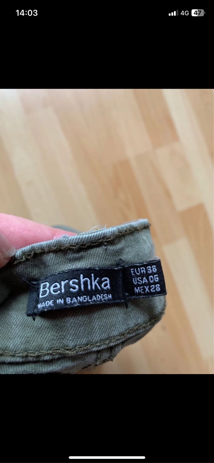 Super Skinny Bershka kaki 38 - photo numéro 6