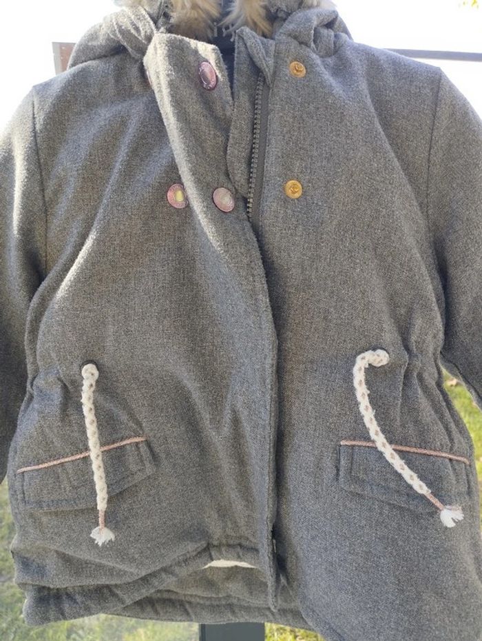 Lot n°503 Manteau bébé fille 3 en 1 Okaïdi 18 mois - photo numéro 3