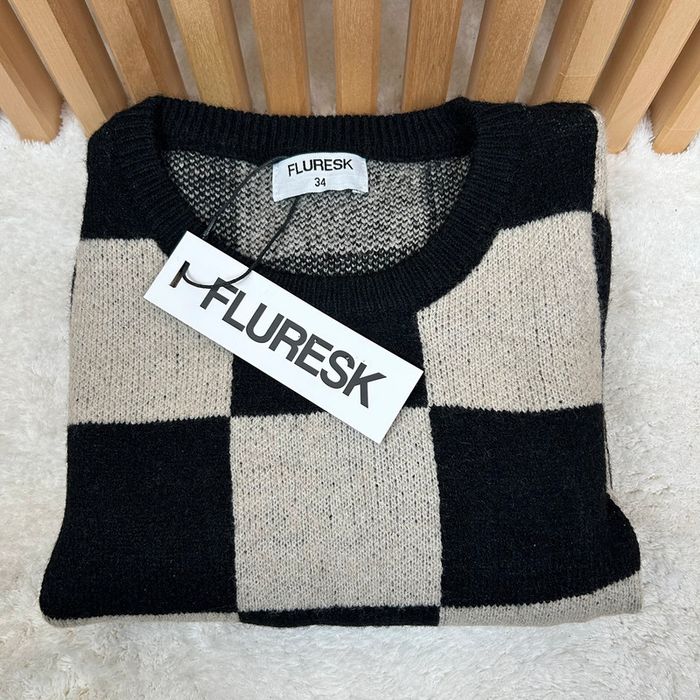 Pull Lissa Trui Kiezell – Noir et Gris à Carreaux by Fluresk - photo numéro 19