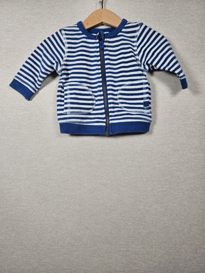 Gilet zippé tape à l'œil 3 mois 59 cm