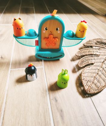 🐦 Jouet d'Éveil - Oiseau Jeu d'Équilibre & Animaux - marque Fisher-Price - 