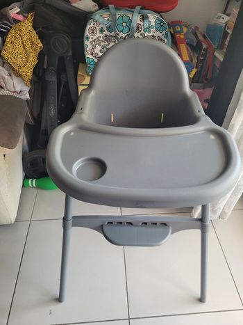 Chaise Haute Bébé Convertible 4 en 1 COSTWAY-Plateau