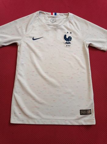 Maillot de foot France, Nike Authentique Officiel taille enfant 8/10 ans