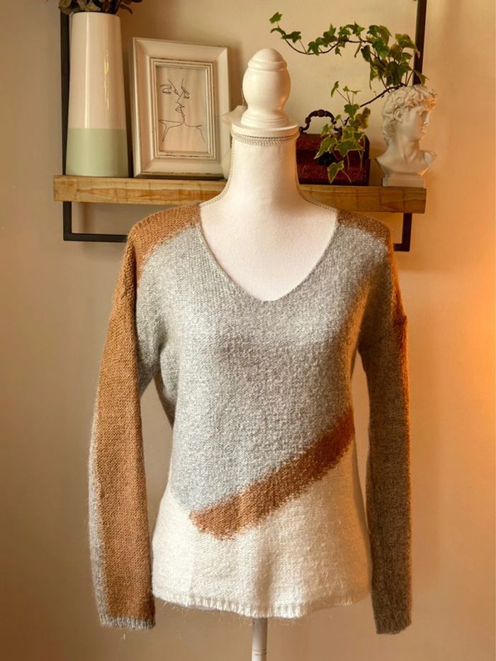 Pull doux en mohair - Taille 38 - Promod - photo numéro 2