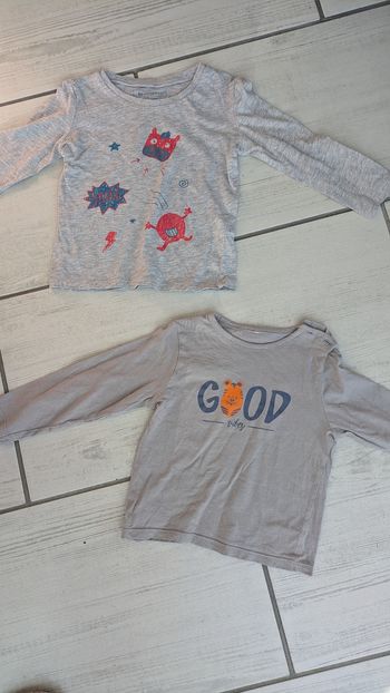 Lot de 5 t-shirts garçon 2 ans