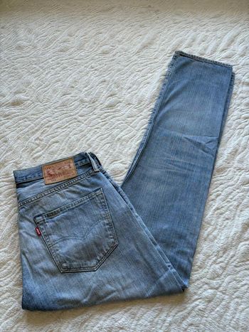 Jean levi’s 501 homme bleu effet délavé coupe regular straight droit taille W33 42/44 L L34