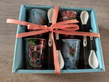 Coffret expresso 4 tasses céramique de qualité