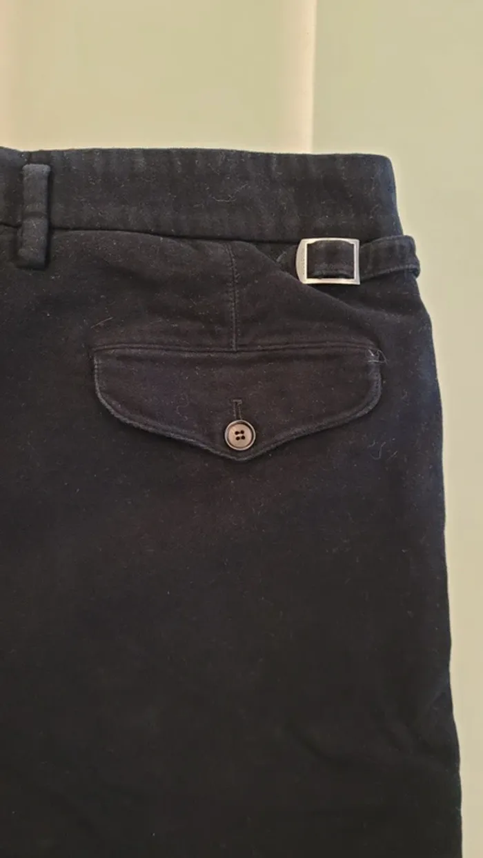 Pantalon épais toucher velours 100% coton modèle Mavin - photo numéro 11