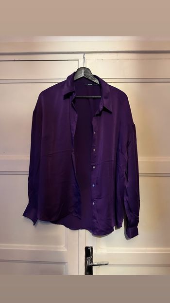 Chemisier violet taille L  kiabi