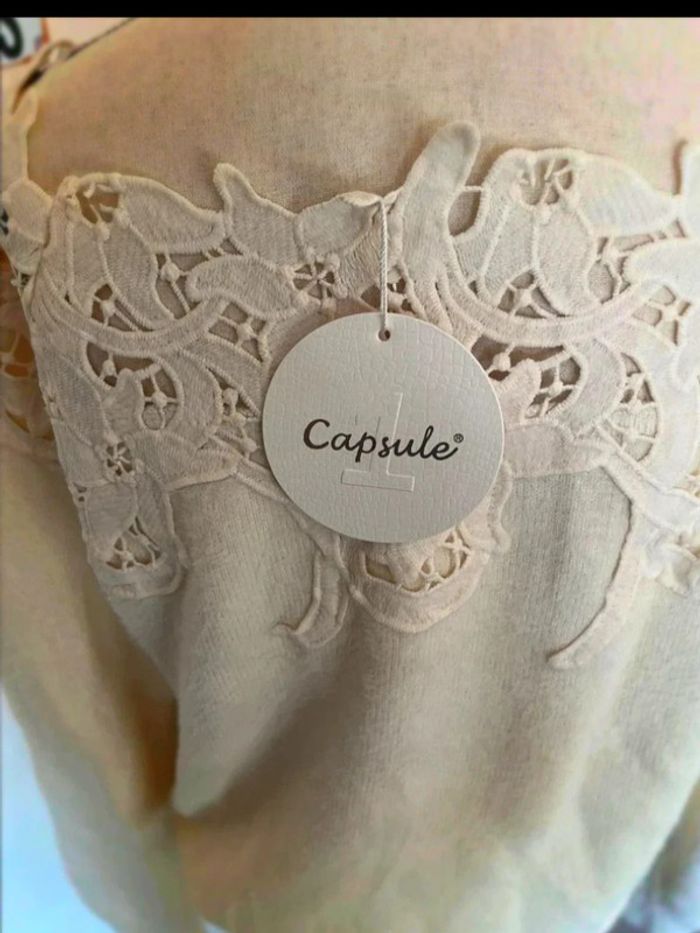 Super pull brodé taille unique neuf - photo numéro 4