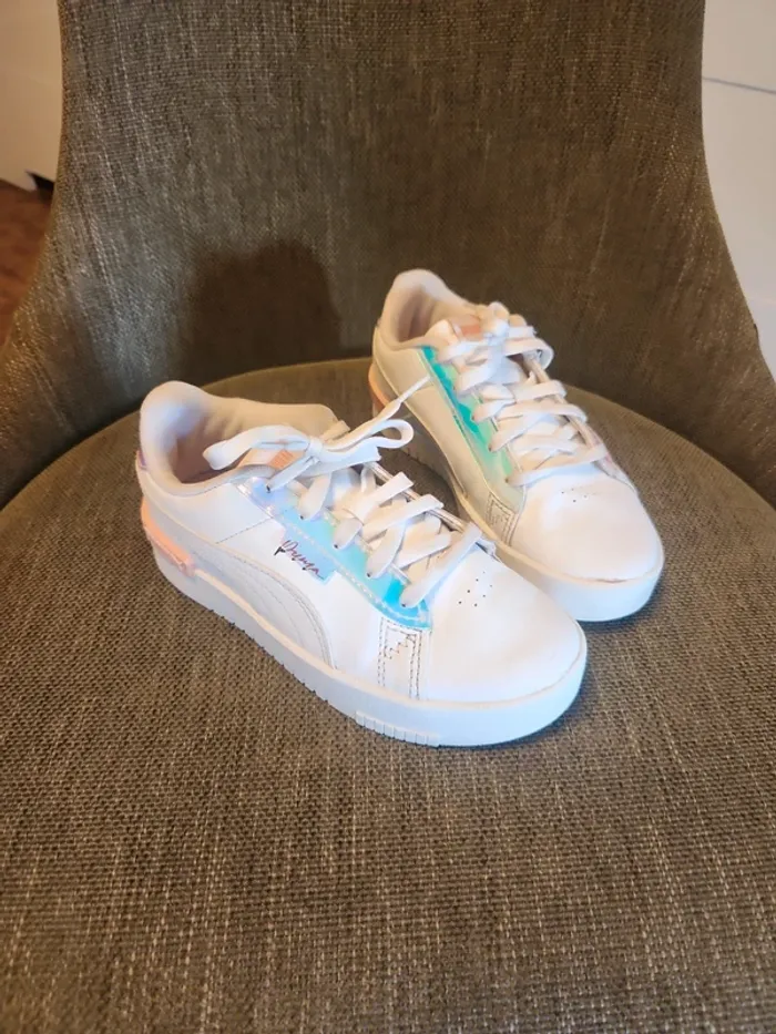 Puma fille blanche et irisé - photo numéro 2