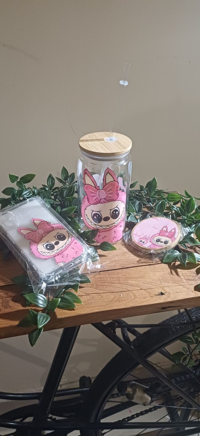 Ensemble fille mug labubu