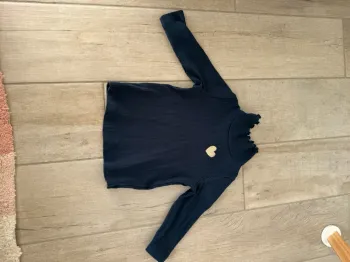 T-shirt col roulé bébé fille