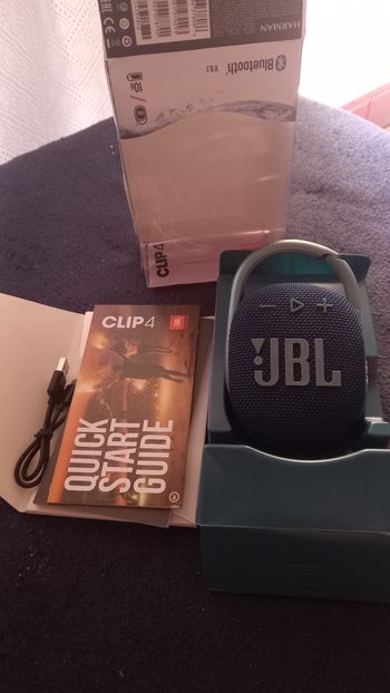 Haut parleur JBL clip4 original Neuf bleu