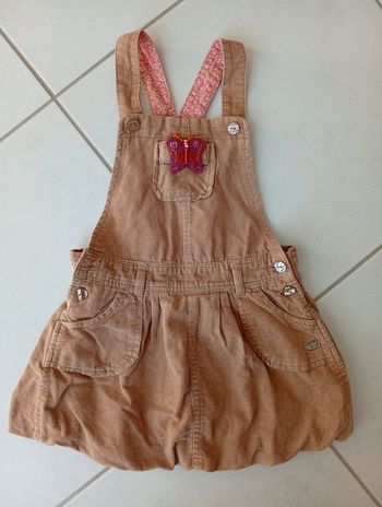 Salopette robe côtelée Tape à l'oeil taille 5 ans