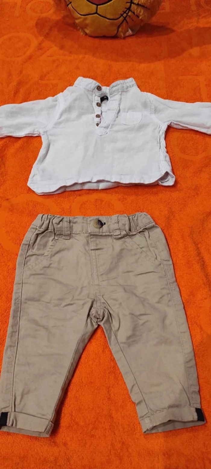 Pantalon et haut léger Kiabi 3 mois