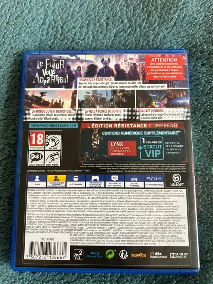 Watchdogs Legion PS4 - photo numéro 2